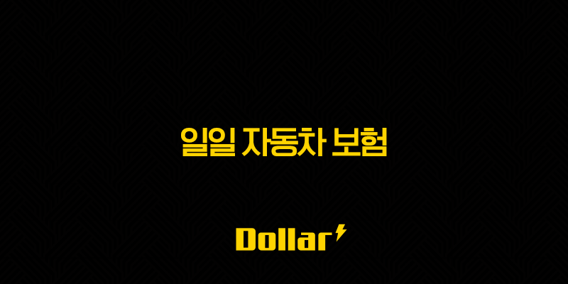 2025년 일일 자동차 보험 가이드(+ 완벽 비교 및 최저가 가입 꿀팁) 13 image 164