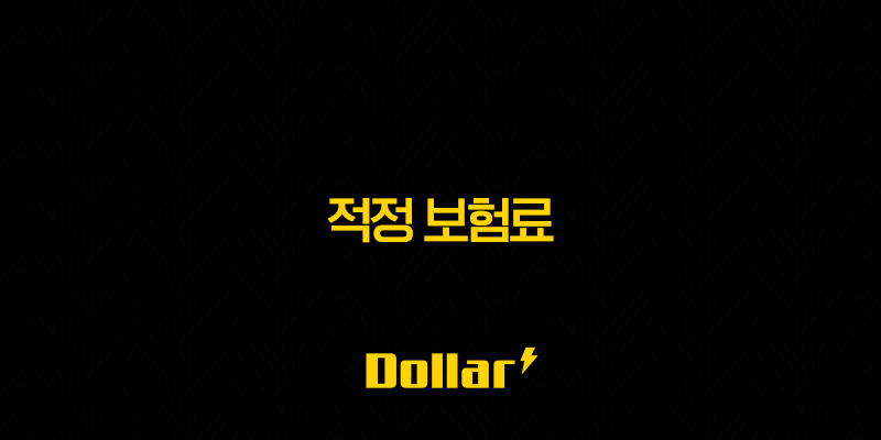 적정 보험료 - 나에게 맞는 보험료는 얼마일까요?(2025년 기준) 13 image 58