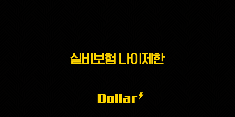 실비보험 나이제한 완벽정리: 70대 80대 가입 가능할까? 노후 실손까지 총정리! 13 image 11