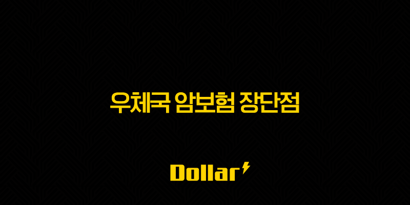 우체국 암보험 장단점 완벽 분석: 나에게 맞는 선택일까?(+ 2025년 최신 정보) 13 image 21