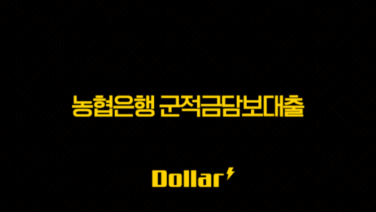 농협은행 군적금담보대출 완벽 분석 - 자격 조건, 금리, 한도, 신청 방법, 활용 팁까지 총정리 33