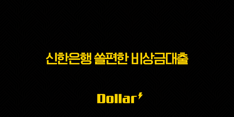 신한은행 쏠편한 비상금대출 조건 금리 한도 완벽정리! 급할 때 BEST 해결책 13 image 94