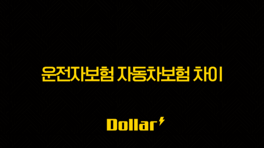운전자보험 자동차보험 차이(+ 명확하게 정리하고 현명하게 선택하기) 57