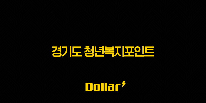 경기도 청년복지포인트 2025년 신청 자격부터 사용처까지 총정리 13 image 860
