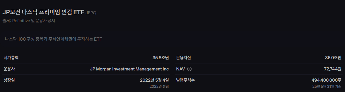 JEPQ 주가 전망, 나스닥 100 기반 월배당 ETF 투자 전략 15 image 92