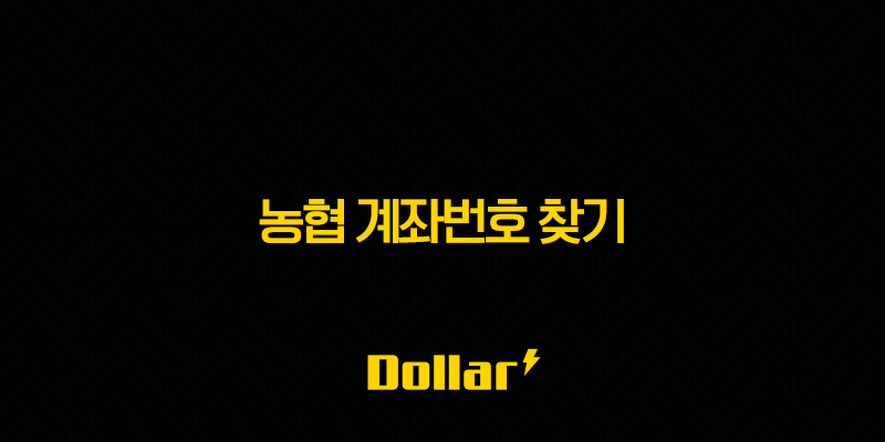 농협 계좌번호 찾기, 1분이면 끝! 앱으로 초간단 조회 방법 총정리 13 image 194