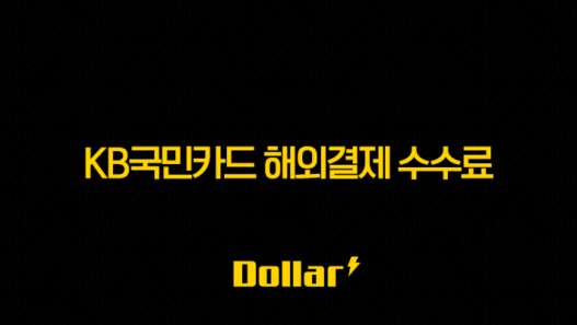 KB국민카드 해외결제 수수료 계산기, 정확한 원화 청구금액 완벽 분석 (일본, 미국 직구) 45