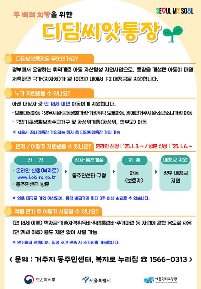 디딤씨앗통장 (아동발달지원계좌) 완벽 가이드: 신청 자격, 혜택, 사용법 총정리 11