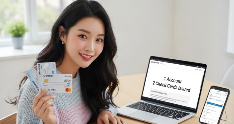 한 계좌 체크카드 2개 발급 완벽 정리 (feat. 은행별 조건, 활용법) 443