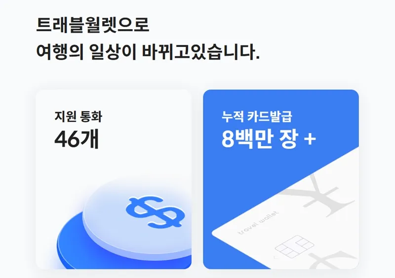트래블월렛 현찰