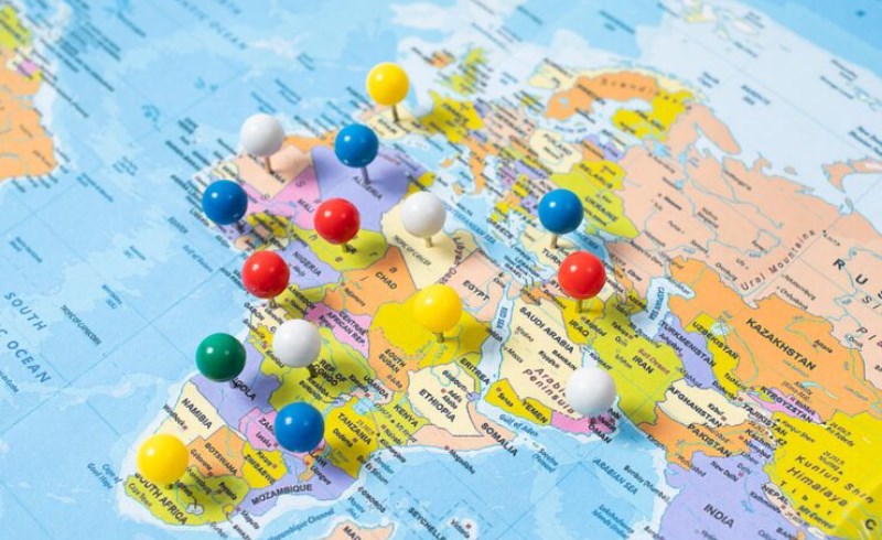 BRICS 회원국 지도