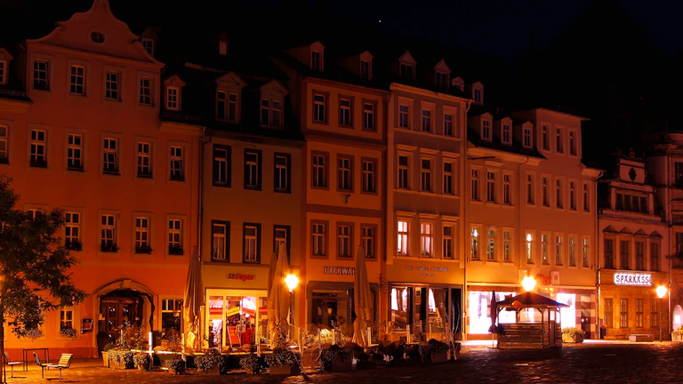 유럽의 야경과 경제 활동