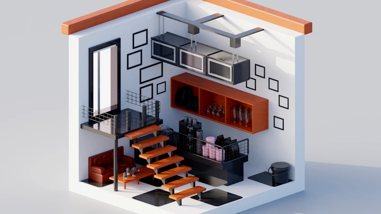 모던한 협소 주택