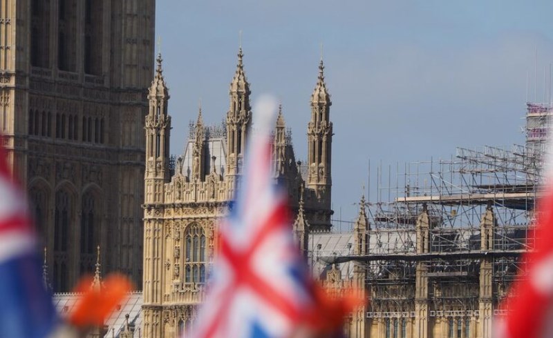 영국 국회의사당 모습