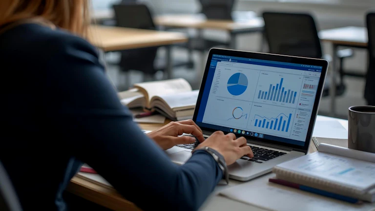 금융 분석 차트와 계산기