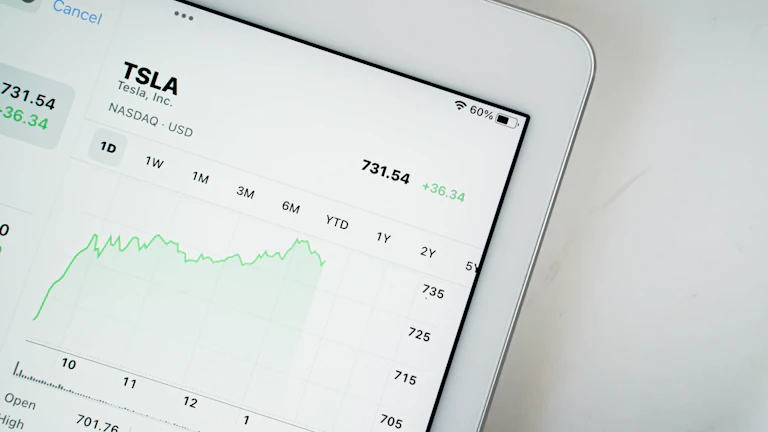 복잡한 금융 데이터 차트