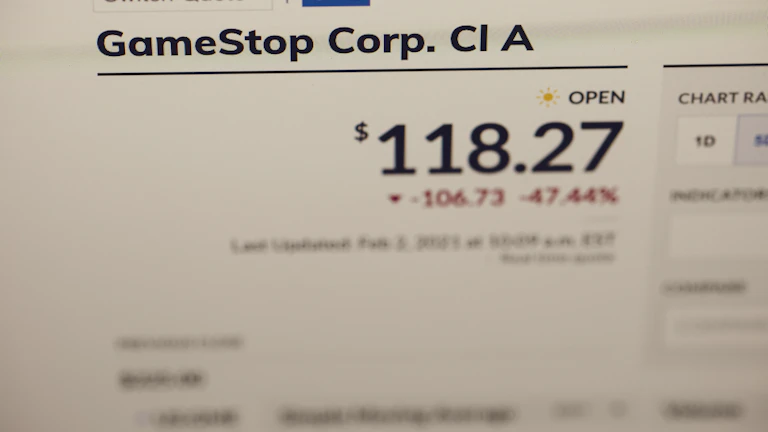 상승하는 주식 시장 차트