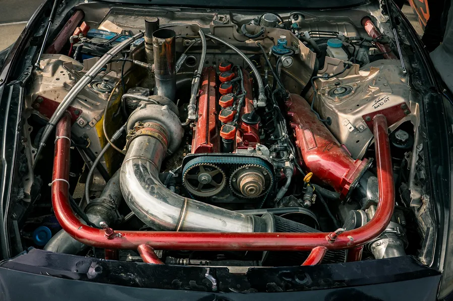 10W30 점도 흐름 비교