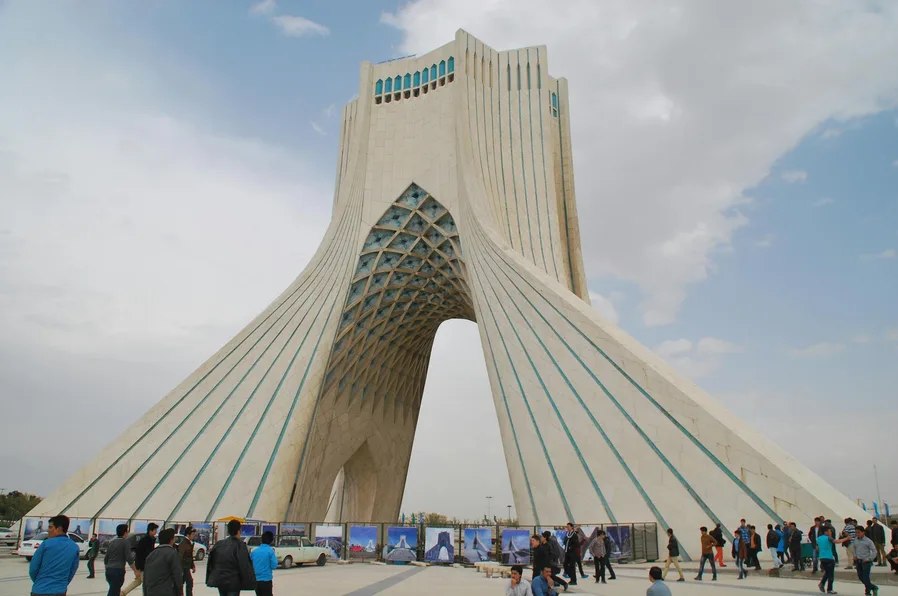 이란 튀르키예 이집트의 지역적 위치가 보이는 지도