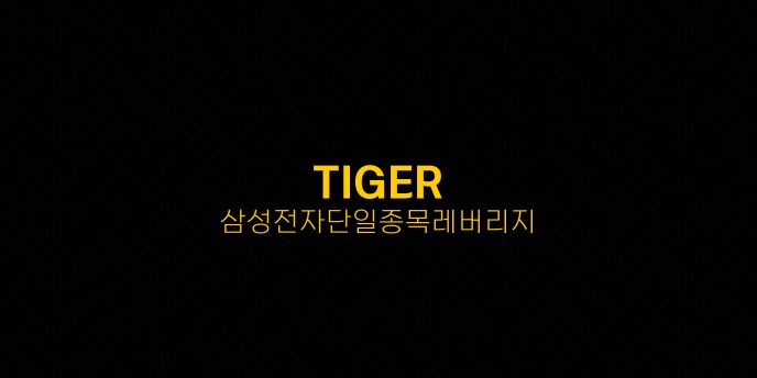 TIGER 삼성전자단일종목레버리지