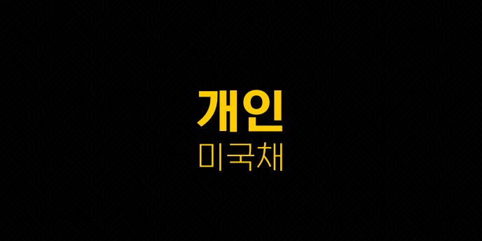 개인 미국채