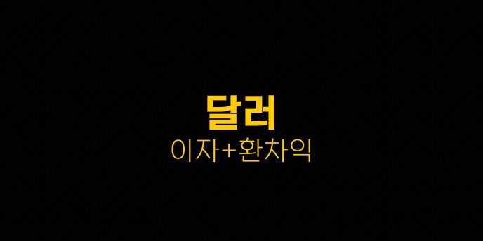 달러 이자환차익