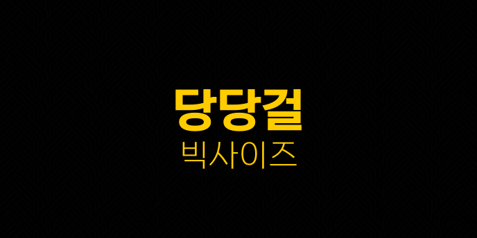 당당걸 빅사이즈