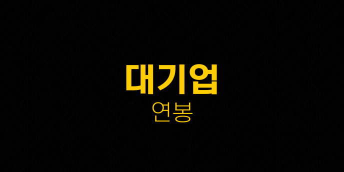 대기업 연봉