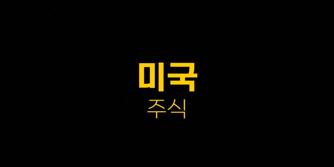 미국 주식 1