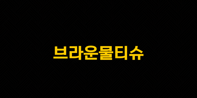 브라운물티슈