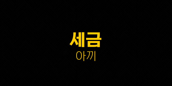세금 아끼
