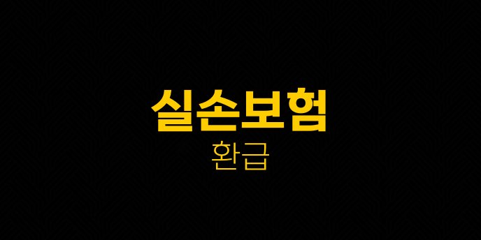 실손보험 환급
