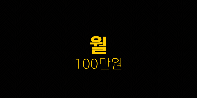월 100만원