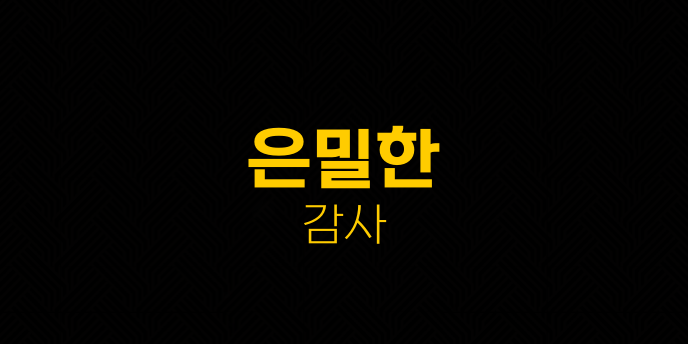 은밀한 감사