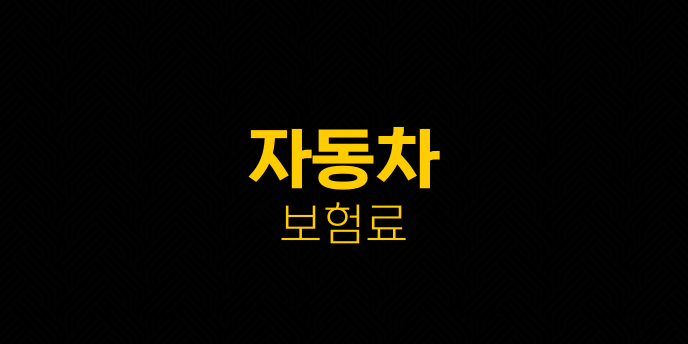 자동차 보험료