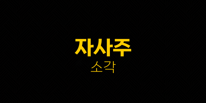 자사주 소각