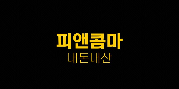 피앤콤마 내돈내산