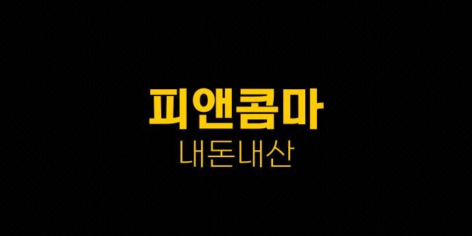 피앤콤마 내돈내산