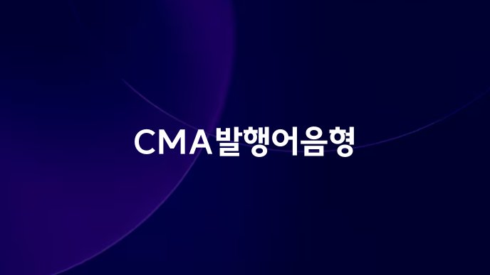 CMA발행어음형