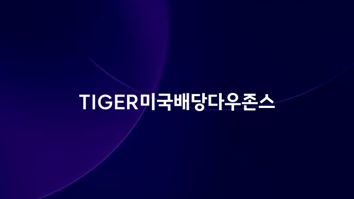 TIGER미국배당다우존스