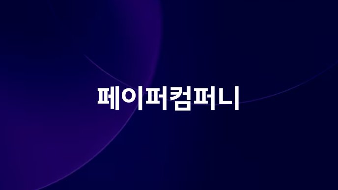 페이퍼컴퍼니