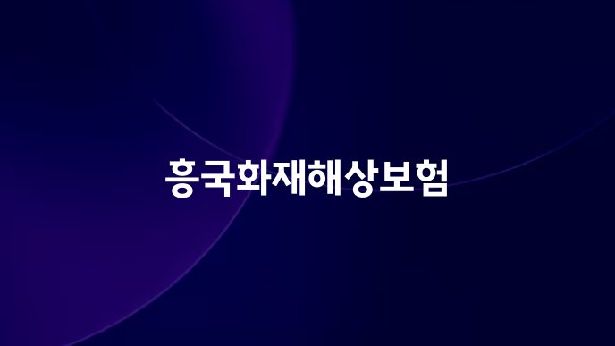 흥국화재해상보험